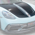 TAKD Carbon Pre - preg Carbon Fiber Hood Bonnet Ver.2 for Porsche 718 Boxster / Cayman & 911 991.1 991.2 Aftermarket Carbon Fiber Part / Bodykit - Robot Bodykits