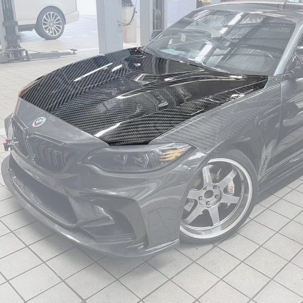 TAKD Double - sided Pre - preg Carbon Hood for BMW M2 / M2C F87 2016 - 2021 Aftermarket Carbon Fiber Part / Bodykit - Robot Bodykits