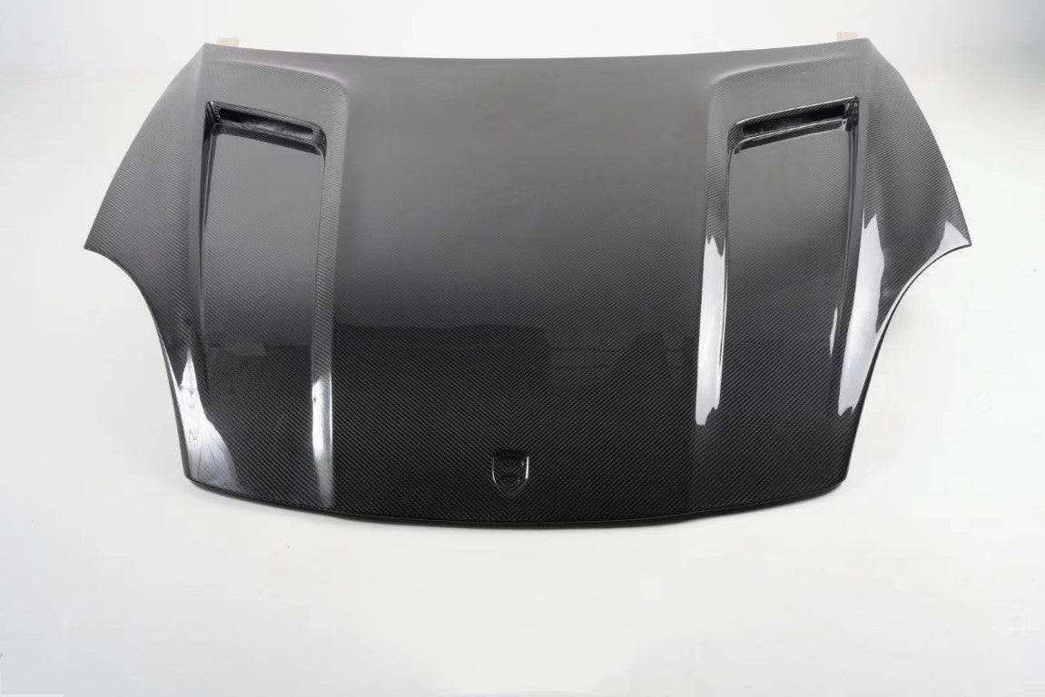 TAKD Double - Sided Pre - preg Carbon Hood for Porsche Cayenne / GTS / Turbo 9Y0 9Y3 Aftermarket Carbon Fiber Part / Bodykit - Robot Bodykits