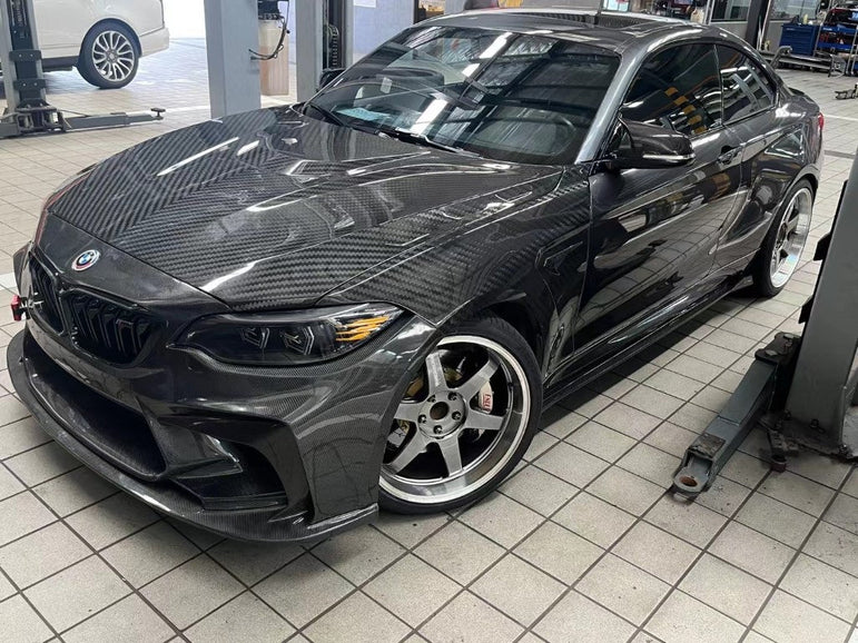 TAKD Pre - preg Carbon Front Fenders for BMW M2 / M2C F87 2016 - 2021 Aftermarket Carbon Fiber Part / Bodykit - Robot Bodykits