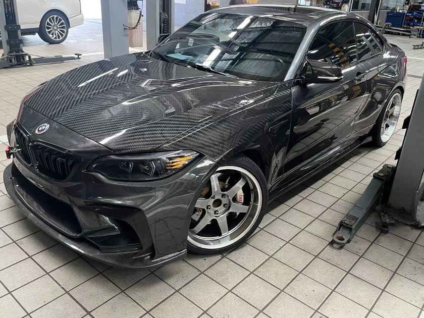 TAKD Pre - preg Carbon Front Fenders for BMW M2 / M2C F87 2016 - 2021 Aftermarket Carbon Fiber Part / Bodykit - Robot Bodykits