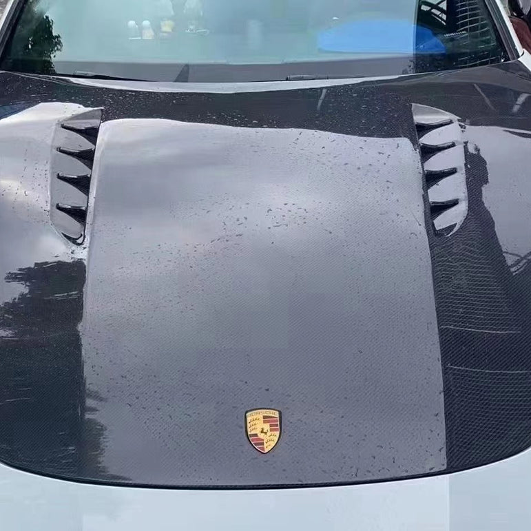 TAKD Pre - preg Carbon Hood for Porsche Panamera & 4 & 4S & GTS & Turbo & Turbo S 971 Aftermarket Carbon Fiber Part / Bodykit - Robot Bodykits