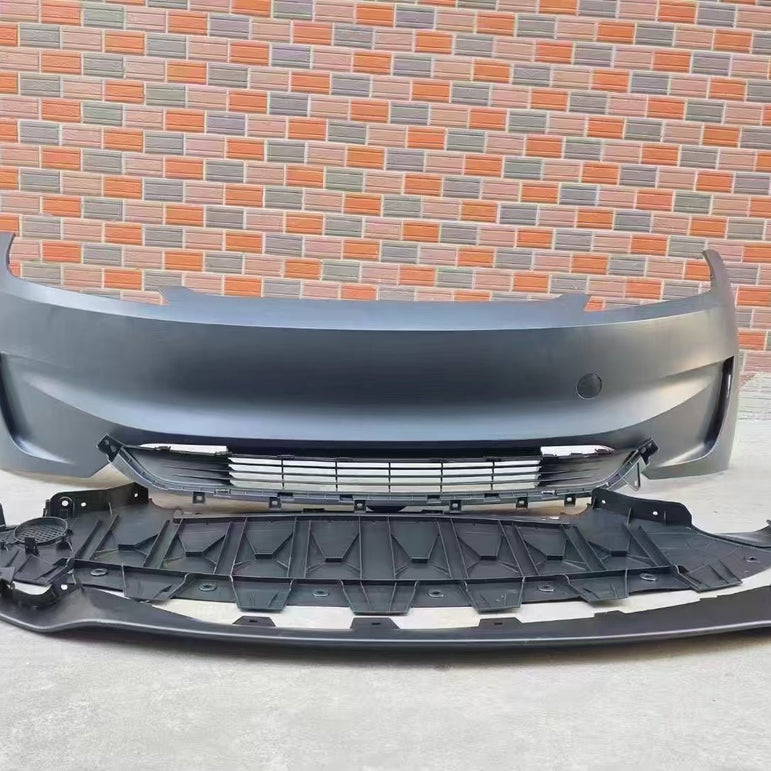 Tesla Model 3 2023+ Performance Style Front Bumper Kit Aftermarket Carbon Fiber Part / Bodykit - Robot Bodykits
