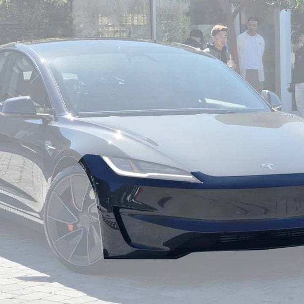 Tesla Model 3 2023+ Performance Style Front Bumper Kit Aftermarket Carbon Fiber Part / Bodykit - Robot Bodykits