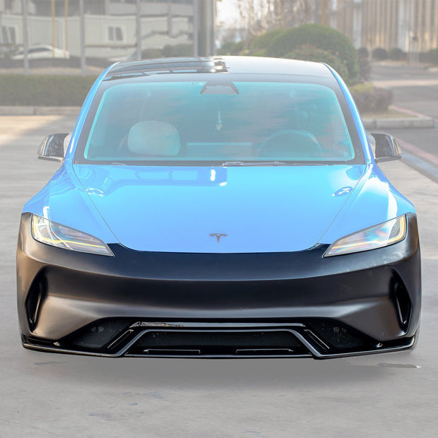 Tesla Model 3 Highland 2023 - 2027 AE Front Bumper Replacement Aftermarket Carbon Fiber Part / Bodykit - Robot Bodykits
