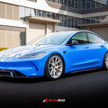 Tesla Model 3 Highland 2023 - 2027 AE Front Bumper Replacement Aftermarket Carbon Fiber Part / Bodykit - Robot Bodykits