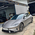 Tesla Model 3 Highland 2023 - 2027 AE Front Bumper Replacement Aftermarket Carbon Fiber Part / Bodykit - Robot Bodykits