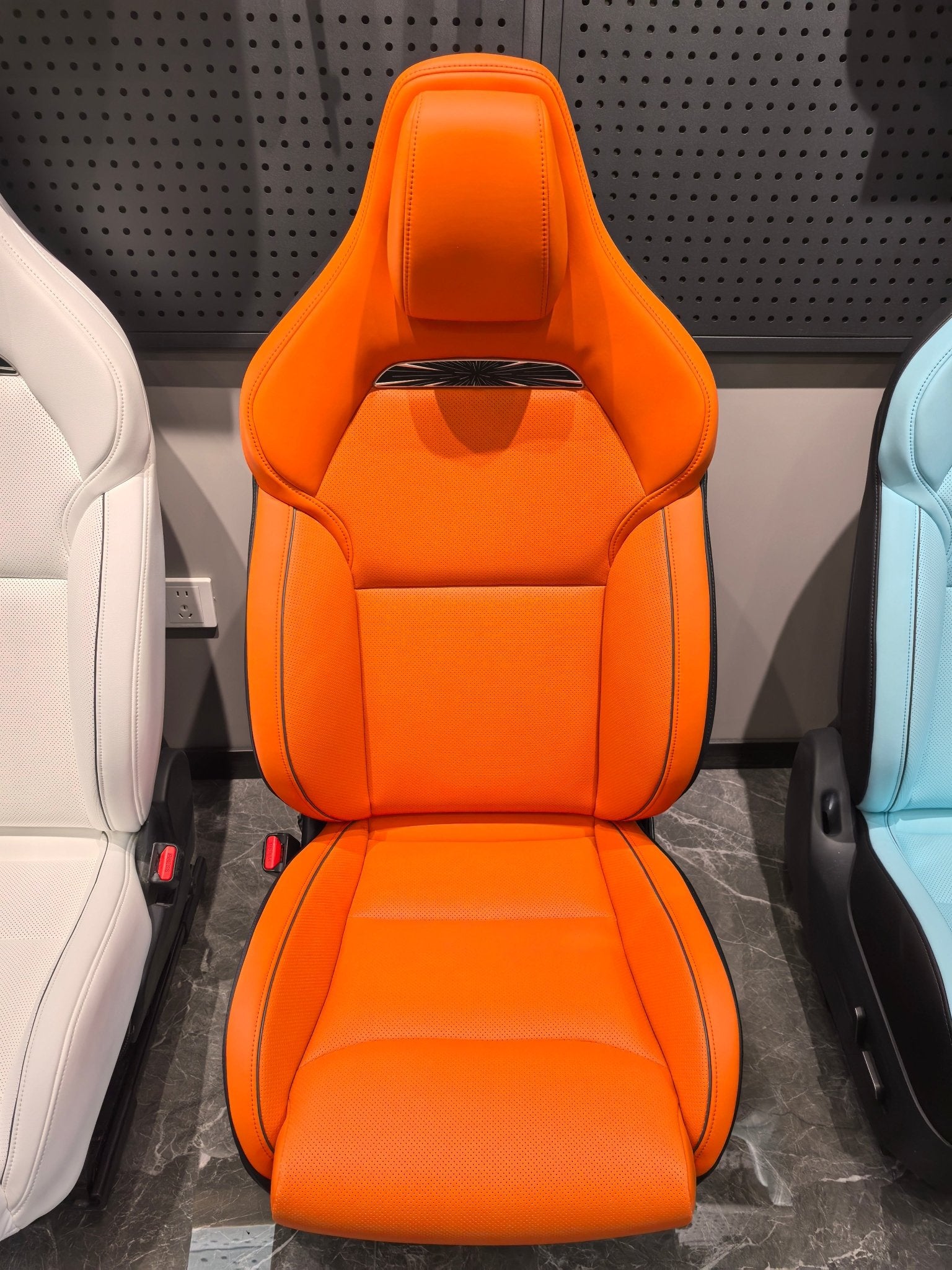 Tesla Model 3 & Y Performance Sports Seats 2.0 (Integrated - EASY INSTALL) Aftermarket Carbon Fiber Part / Bodykit - Robot Bodykits