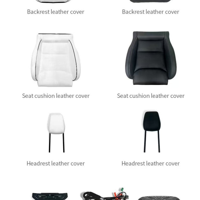 Tesla Model 3 & Y Performance Sports Seats 2.0 (Integrated - EASY INSTALL) Aftermarket Carbon Fiber Part / Bodykit - Robot Bodykits