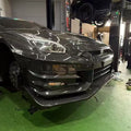 TS Style V2 Dry - Carbon Front Bumper & Front Lip for Nissan GTR GT - R R35 2008 - 2022 Full Prepreg Carbon Fiber Aftermarket Carbon Fiber Part / Bodykit - Robot Bodykits