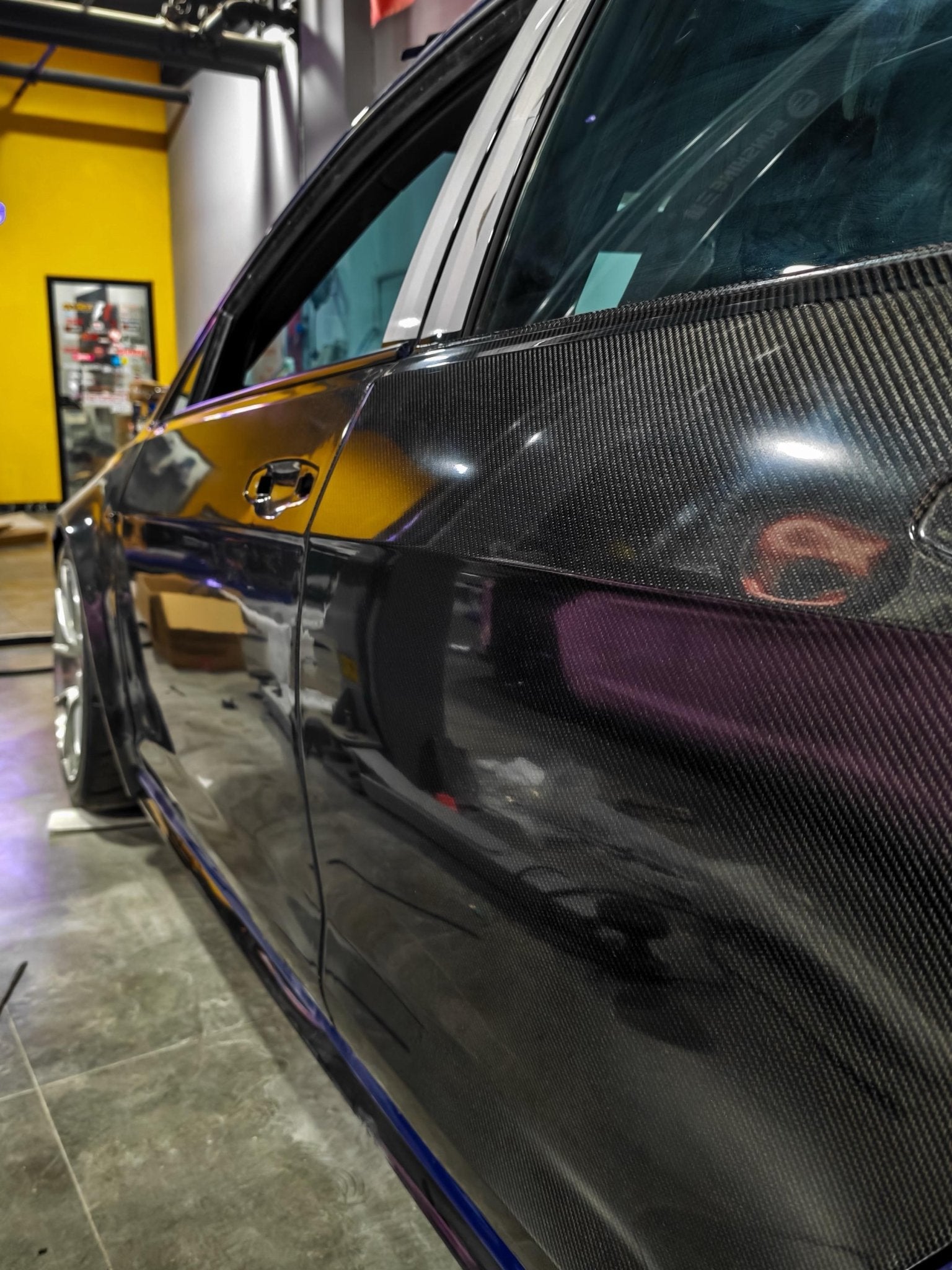 Volkswagen Golf Mk7/Mk7.5 (4 Door) OEM+ Double Sided Carbon Fibre Replacement Doors (4) (SE/GTI/R) Aftermarket Carbon Fiber Part / Bodykit - Robot Bodykits