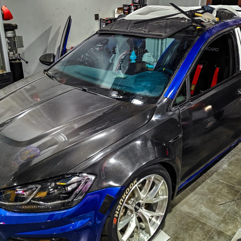 Volkswagen Golf Mk7/Mk7.5 (4 Door) OEM+ Double Sided Carbon Fibre Replacement Doors (4) (SE/GTI/R) Aftermarket Carbon Fiber Part / Bodykit - Robot Bodykits
