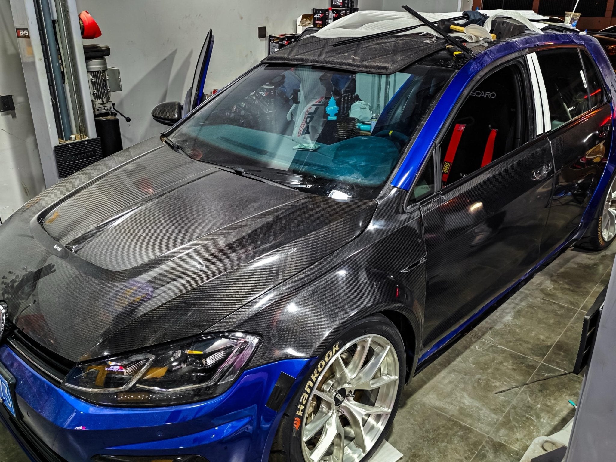 Volkswagen Golf Mk7/Mk7.5 (4 Door) OEM+ Double Sided Carbon Fibre Replacement Doors (4) (SE/GTI/R) Aftermarket Carbon Fiber Part / Bodykit - Robot Bodykits
