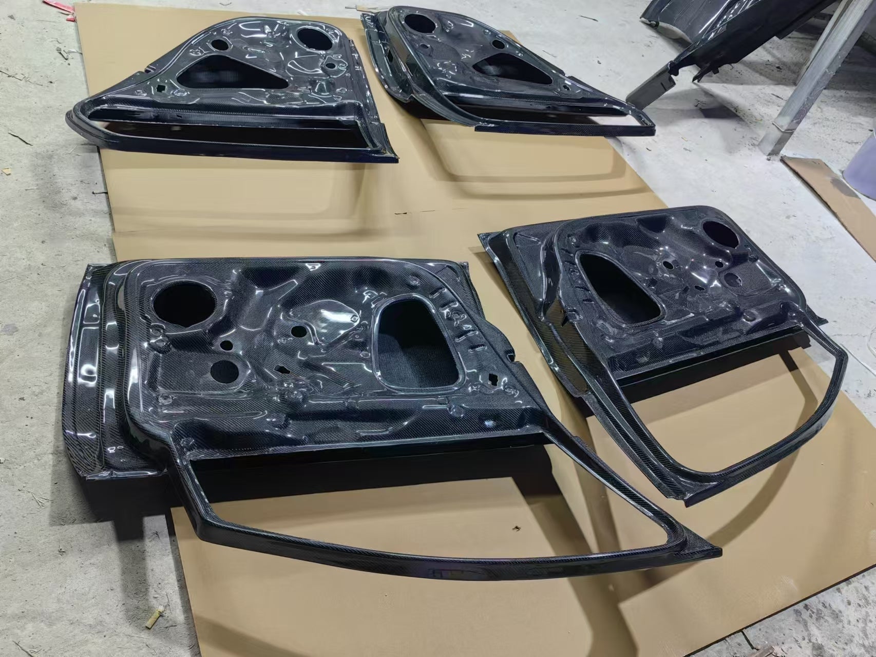 Volkswagen Golf Mk7/Mk7.5 (4 Door) OEM+ Double Sided Carbon Fibre Replacement Doors (4) (SE/GTI/R) Aftermarket Carbon Fiber Part / Bodykit - Robot Bodykits