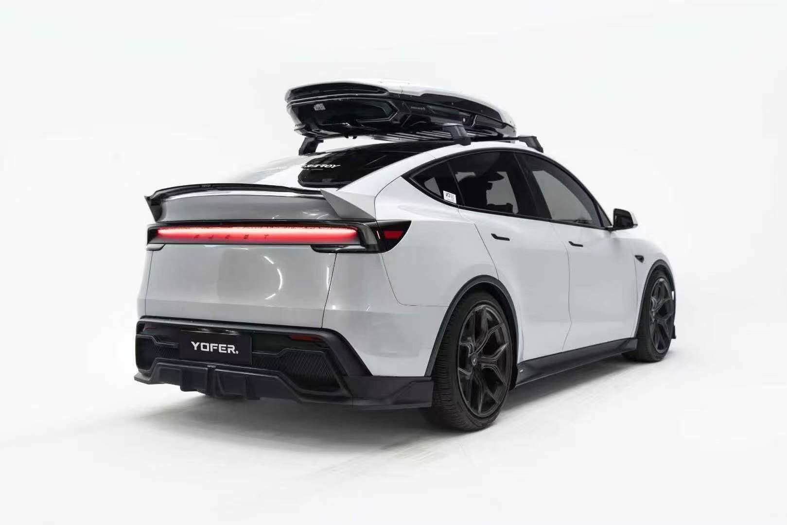 Yofer 2025+ Tesla Model Y Matte Black Lowline Kit Aftermarket Carbon Fiber Part / Bodykit - Robot Bodykits