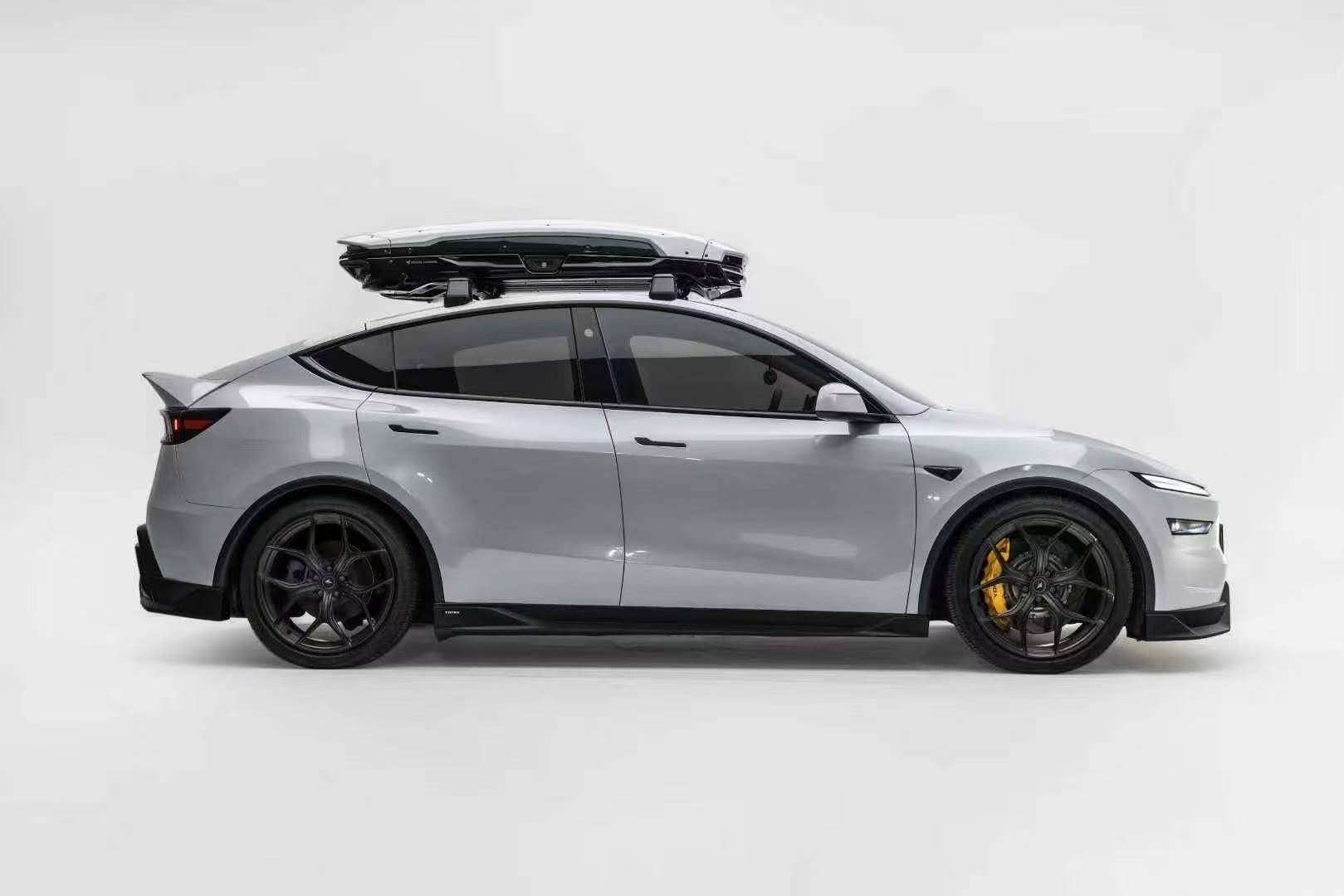 Yofer 2025+ Tesla Model Y Matte Black Lowline Kit Aftermarket Carbon Fiber Part / Bodykit - Robot Bodykits