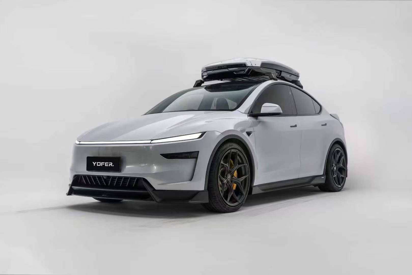 Yofer 2025+ Tesla Model Y Matte Black Lowline Kit Aftermarket Carbon Fiber Part / Bodykit - Robot Bodykits