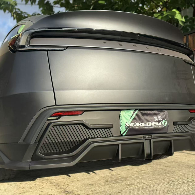 Yofer 2025+ Tesla Model Y Matte Black Lowline Kit Aftermarket Carbon Fiber Part / Bodykit - Robot Bodykits