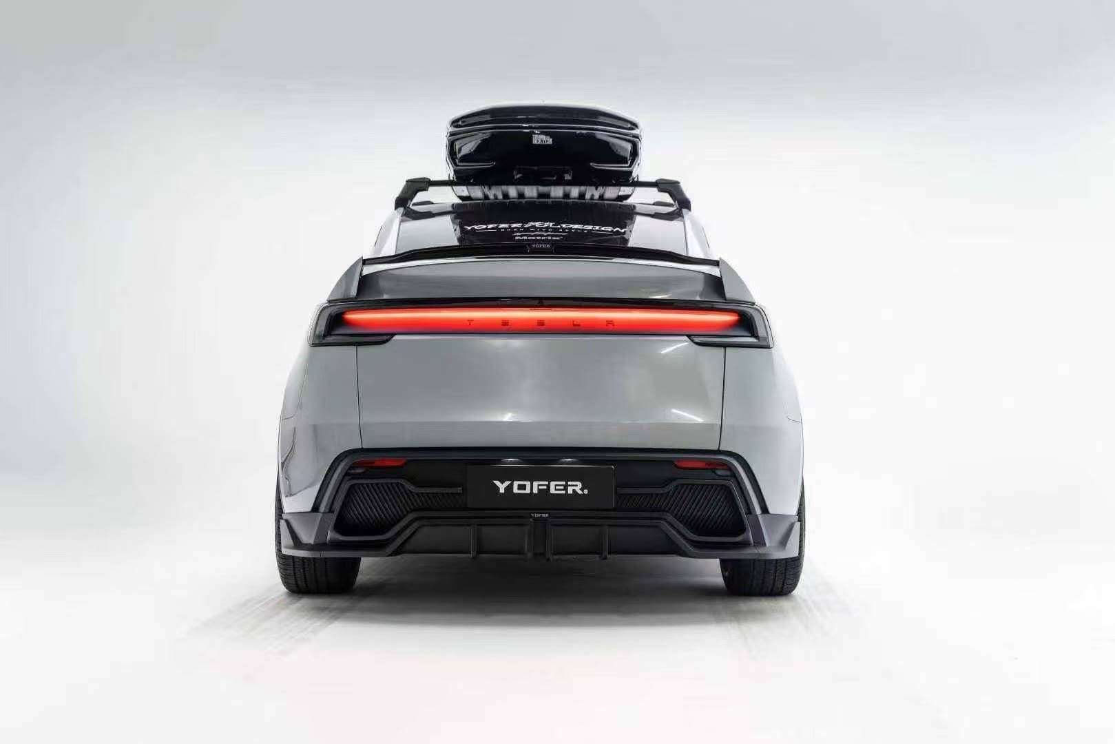 Yofer 2025+ Tesla Model Y Matte Black Lowline Kit Aftermarket Carbon Fiber Part / Bodykit - Robot Bodykits