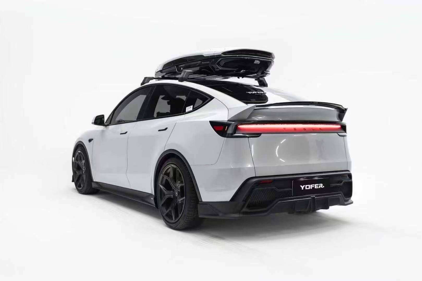 Yofer 2025+ Tesla Model Y Matte Black Lowline Kit Aftermarket Carbon Fiber Part / Bodykit - Robot Bodykits