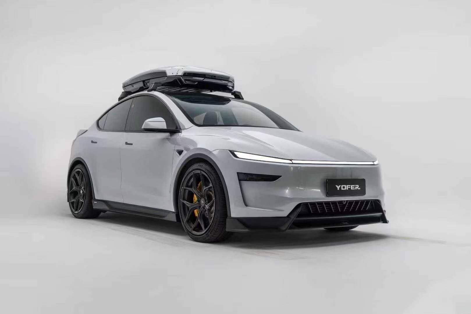 Yofer 2025+ Tesla Model Y Matte Black Lowline Kit Aftermarket Carbon Fiber Part / Bodykit - Robot Bodykits