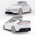 Yofer 2025+ Tesla Model Y Matte Black Lowline Kit Aftermarket Carbon Fiber Part / Bodykit - Robot Bodykits