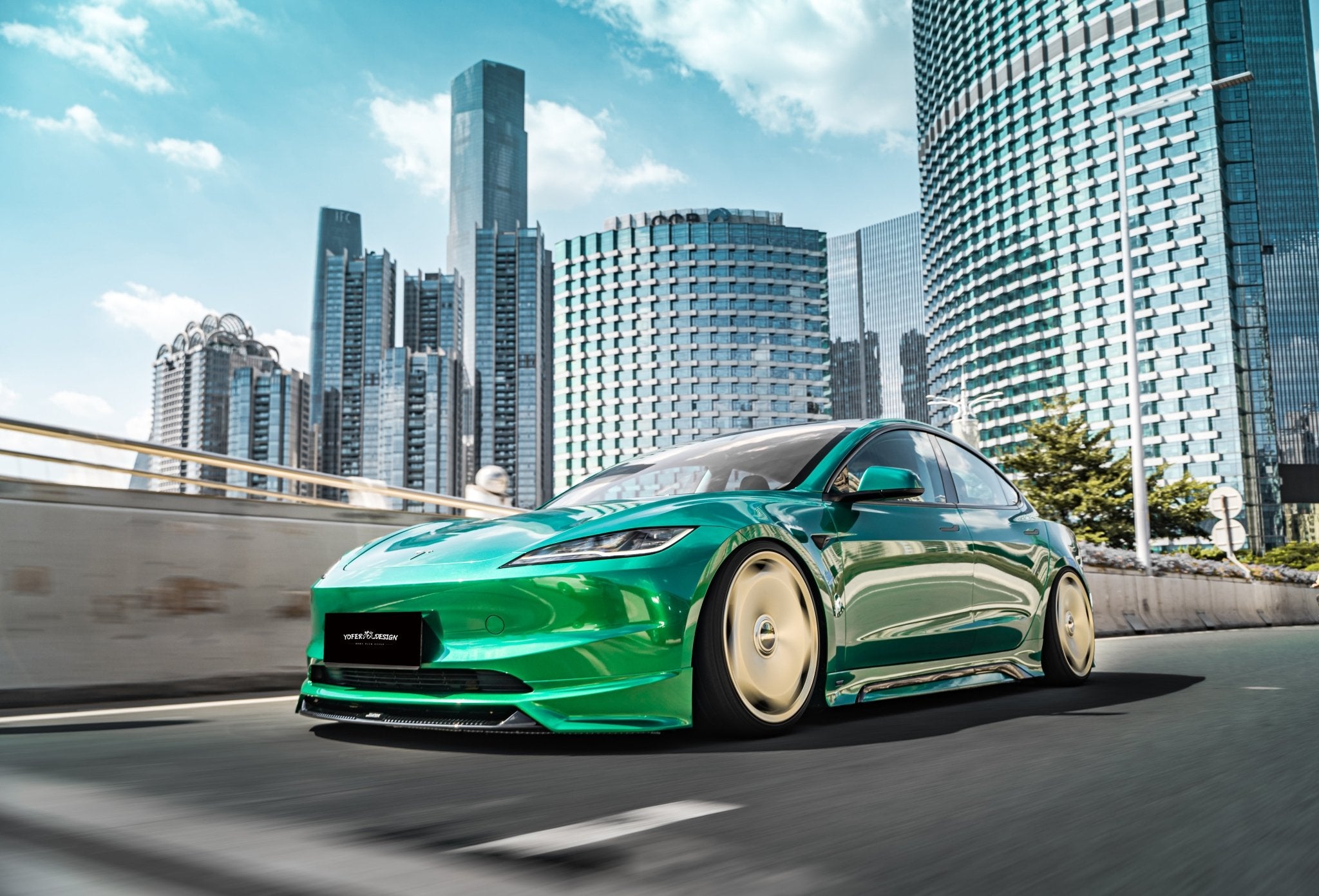 Yofer Tesla Model 3 2024+ Highland Full Polypropylene Painted Bodykit Aftermarket Carbon Fiber Part / Bodykit - Robot Bodykits
