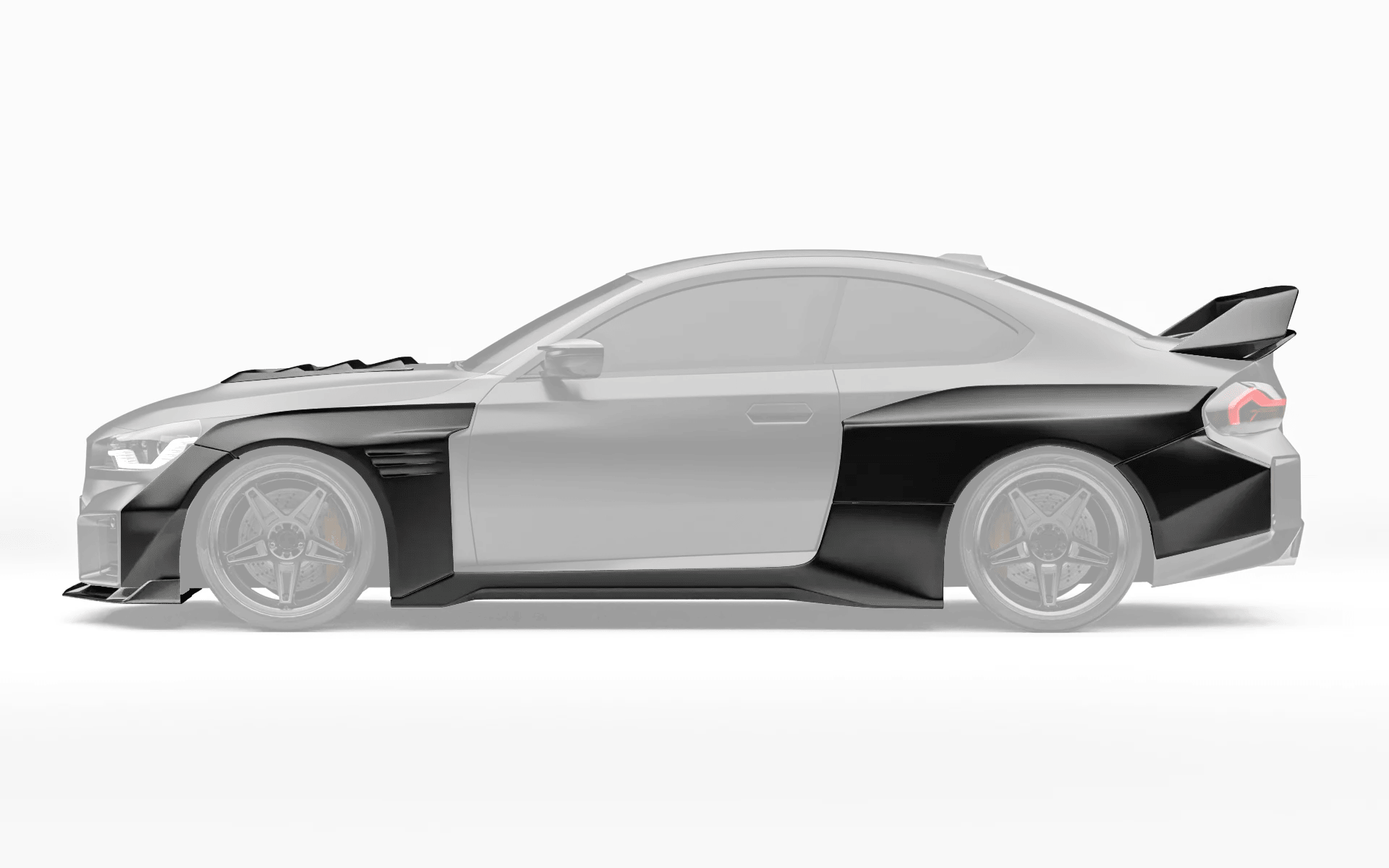 ZACOE BMW G87 M2 Carbon Fibre Widebody Kit (17pcs/set) Aftermarket Carbon Fiber Part / Bodykit - Robot Bodykits