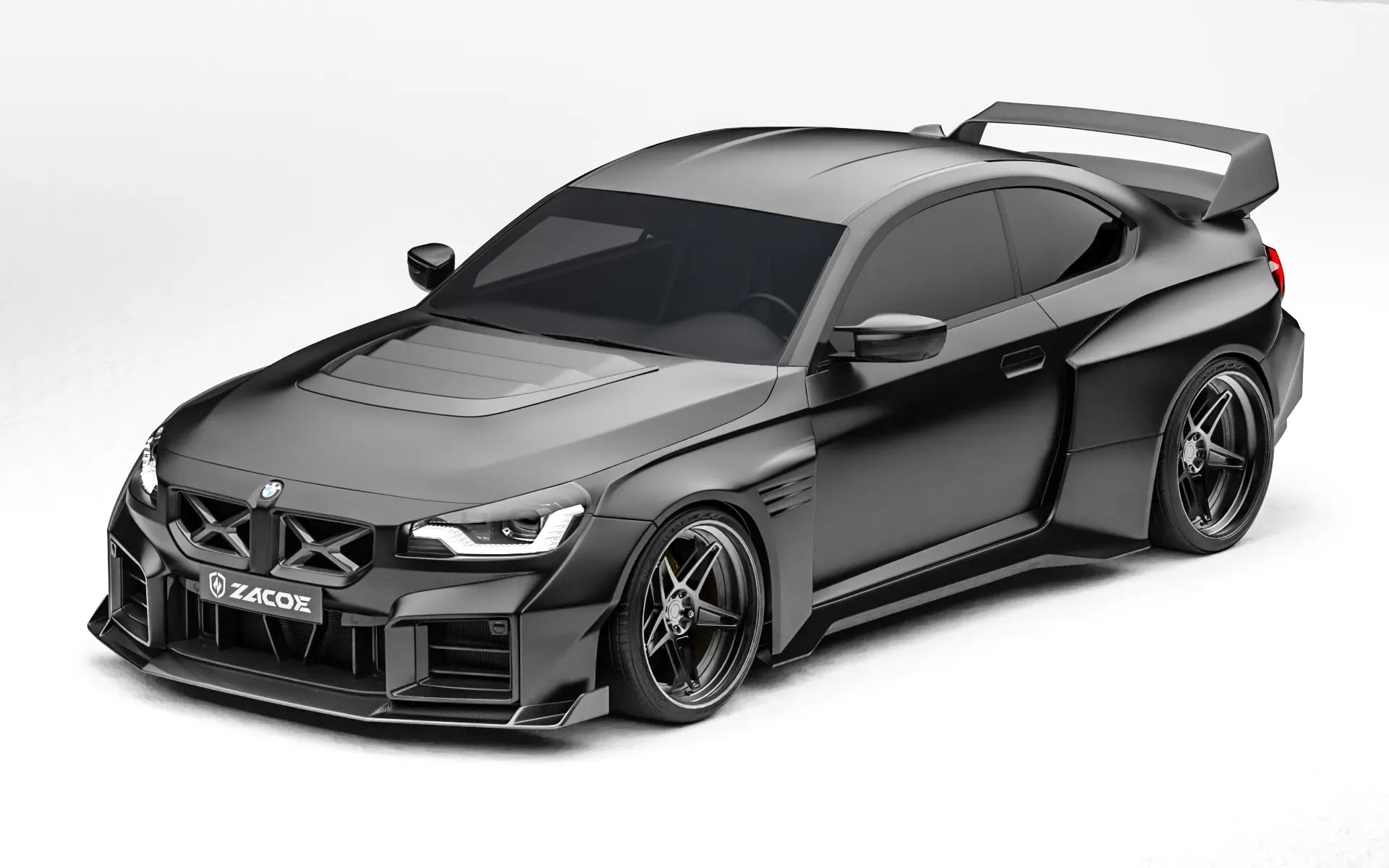ZACOE BMW G87 M2 Carbon Fibre Widebody Kit (17pcs/set) Aftermarket Carbon Fiber Part / Bodykit - Robot Bodykits