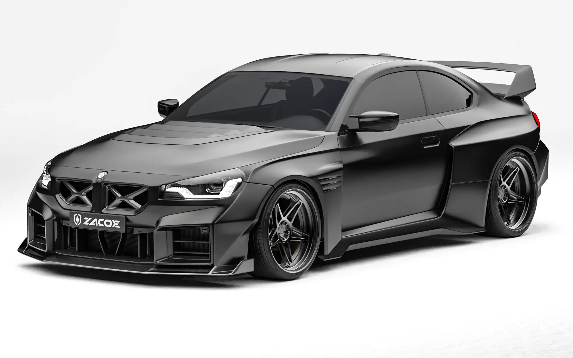 ZACOE BMW G87 M2 Carbon Fibre Widebody Kit (17pcs/set) Aftermarket Carbon Fiber Part / Bodykit - Robot Bodykits
