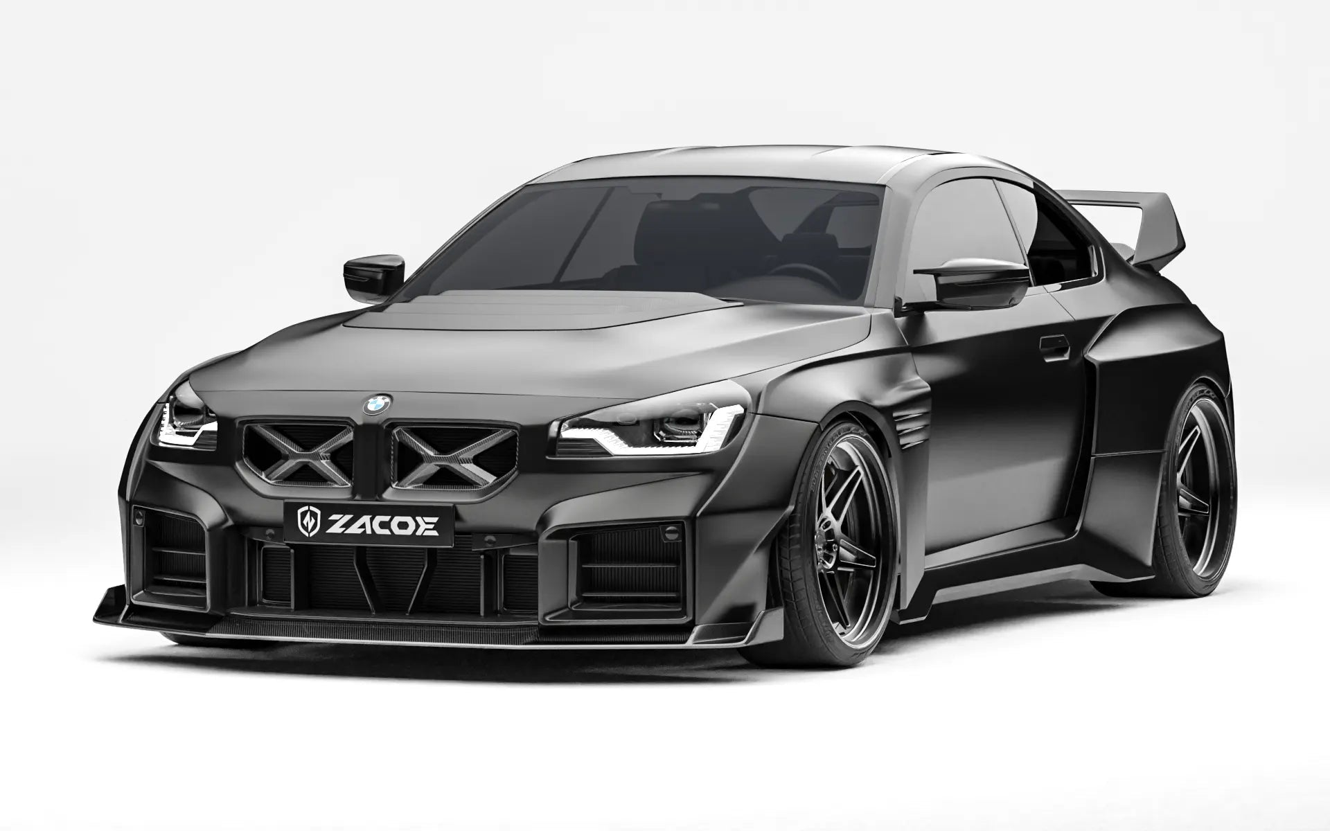 ZACOE BMW G87 M2 Carbon Fibre Widebody Kit (17pcs/set) Aftermarket Carbon Fiber Part / Bodykit - Robot Bodykits