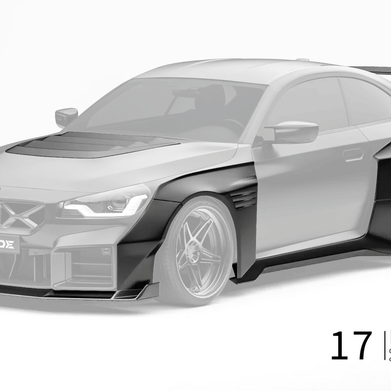 ZACOE BMW G87 M2 Carbon Fibre Widebody Kit (17pcs/set) Aftermarket Carbon Fiber Part / Bodykit - Robot Bodykits