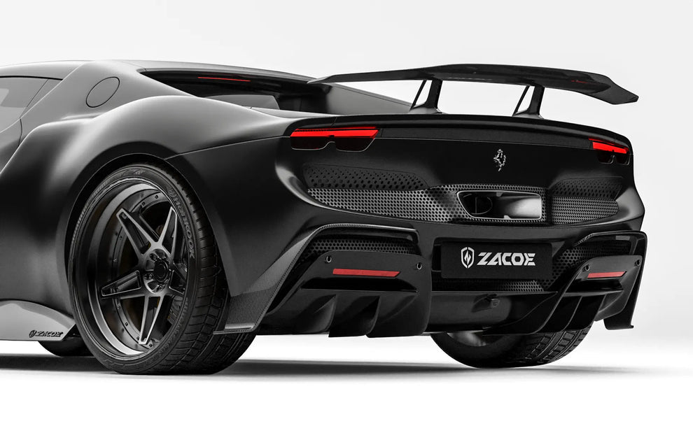 ZACOE Ferrari 296 GTB Carbon Fiber Body kit (18pcs/set) Aftermarket Carbon Fiber Part / Bodykit - Robot Bodykits