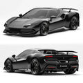 ZACOE Ferrari 296 GTB Carbon Fiber Body kit (18pcs/set) Aftermarket Carbon Fiber Part / Bodykit - Robot Bodykits