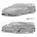 ZACOE Ferrari 296 GTB Carbon Fiber Body kit (18pcs/set) Aftermarket Carbon Fiber Part / Bodykit - Robot Bodykits