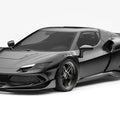 ZACOE Ferrari 296 GTB Carbon Fibre Widebody kit (17pcs/set) Aftermarket Carbon Fiber Part / Bodykit - Robot Bodykits