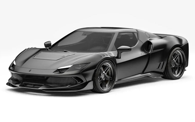 ZACOE Ferrari 296 GTB Carbon Fibre Widebody kit (17pcs/set) Aftermarket Carbon Fiber Part / Bodykit - Robot Bodykits