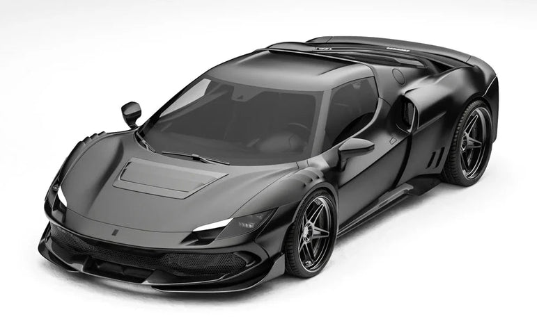 ZACOE Ferrari 296 GTB Carbon Fibre Widebody kit (17pcs/set) Aftermarket Carbon Fiber Part / Bodykit - Robot Bodykits
