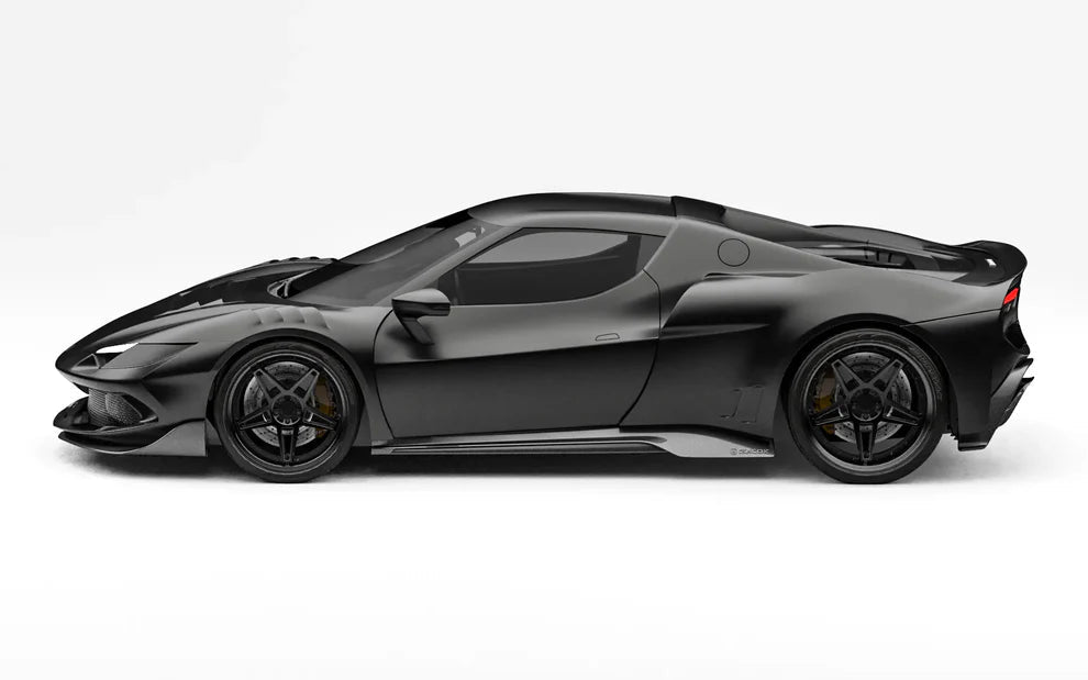 ZACOE Ferrari 296 GTB Carbon Fibre Widebody kit (17pcs/set) Aftermarket Carbon Fiber Part / Bodykit - Robot Bodykits