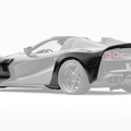 ZACOE Ferrari 812 GTS Carbon Fibre Widebody kit (12pcs/set) Aftermarket Carbon Fiber Part / Bodykit - Robot Bodykits