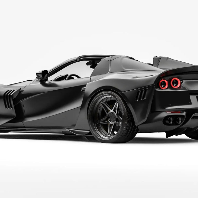 ZACOE Ferrari 812 GTS Carbon Fibre Widebody kit (12pcs/set) Aftermarket Carbon Fiber Part / Bodykit - Robot Bodykits