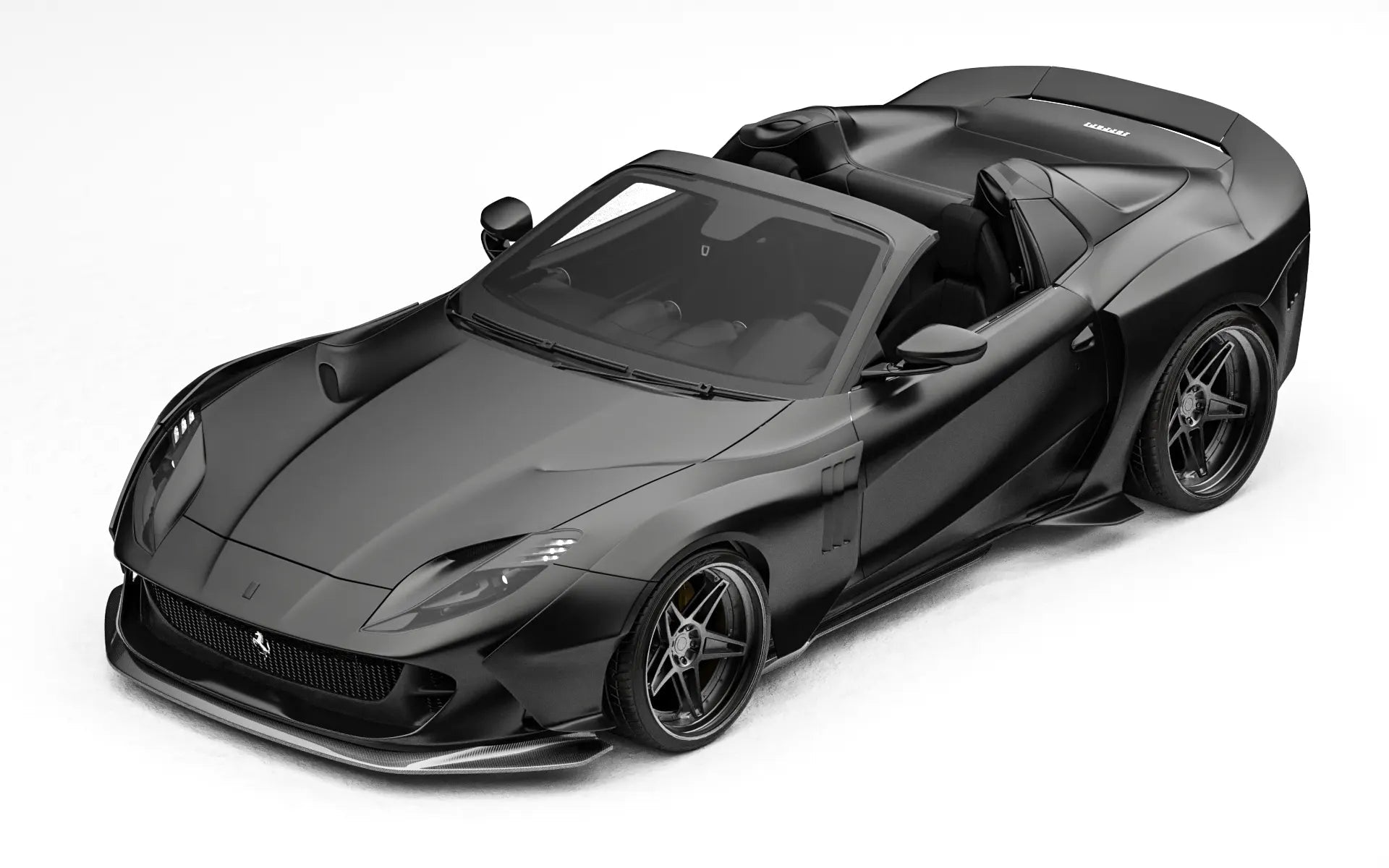 ZACOE Ferrari 812 GTS Carbon Fibre Widebody kit (12pcs/set) Aftermarket Carbon Fiber Part / Bodykit - Robot Bodykits