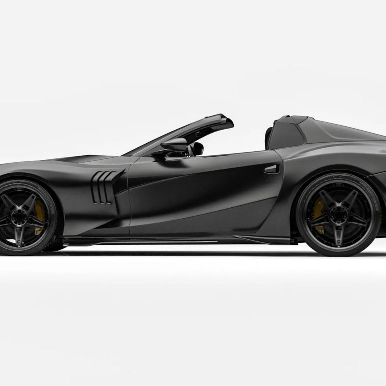 ZACOE Ferrari 812 GTS Carbon Fibre Widebody kit (12pcs/set) Aftermarket Carbon Fiber Part / Bodykit - Robot Bodykits