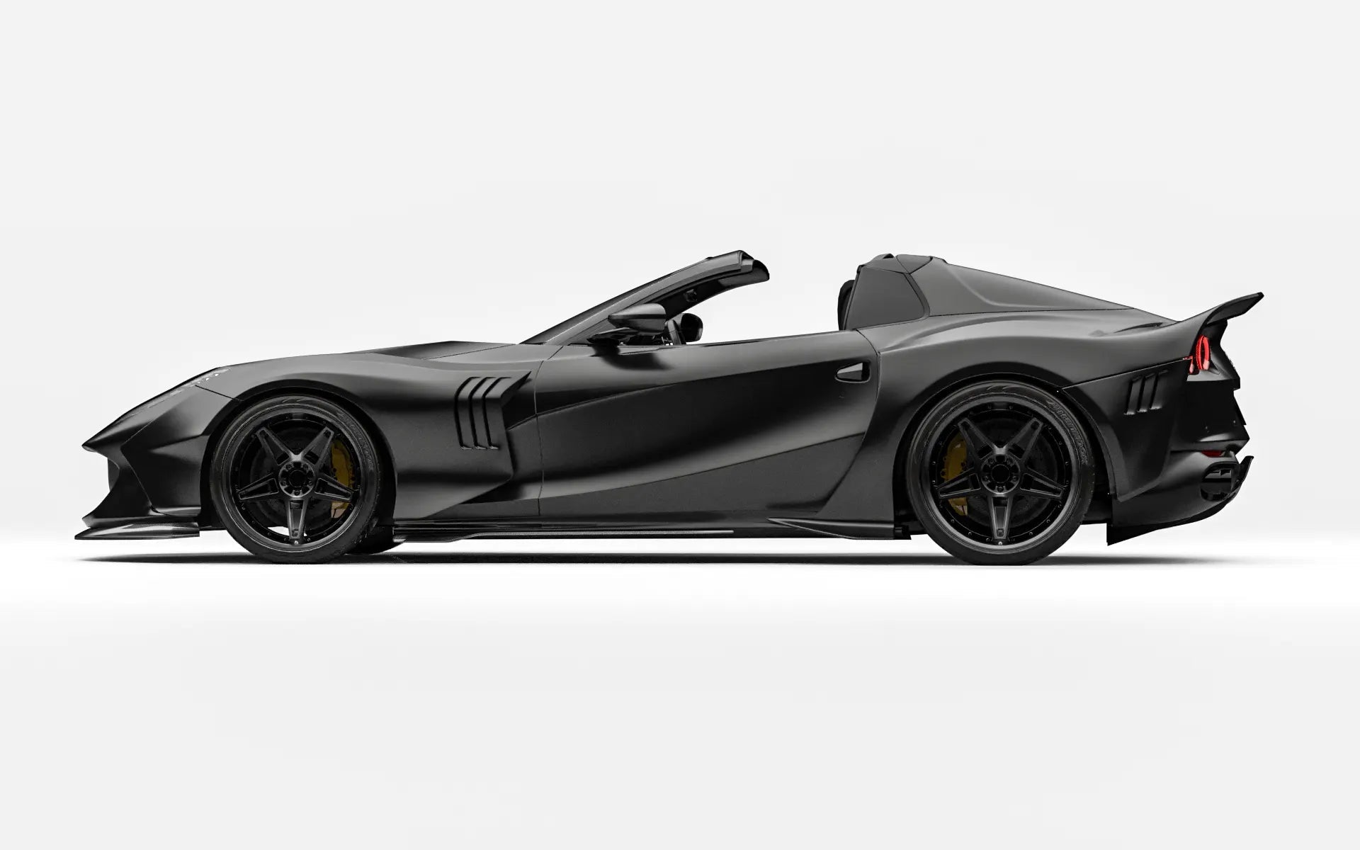 ZACOE Ferrari 812 GTS Carbon Fibre Widebody kit (12pcs/set) Aftermarket Carbon Fiber Part / Bodykit - Robot Bodykits