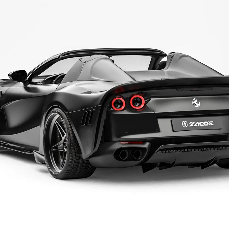 ZACOE Ferrari 812 GTS Carbon Fibre Widebody kit (12pcs/set) Aftermarket Carbon Fiber Part / Bodykit - Robot Bodykits