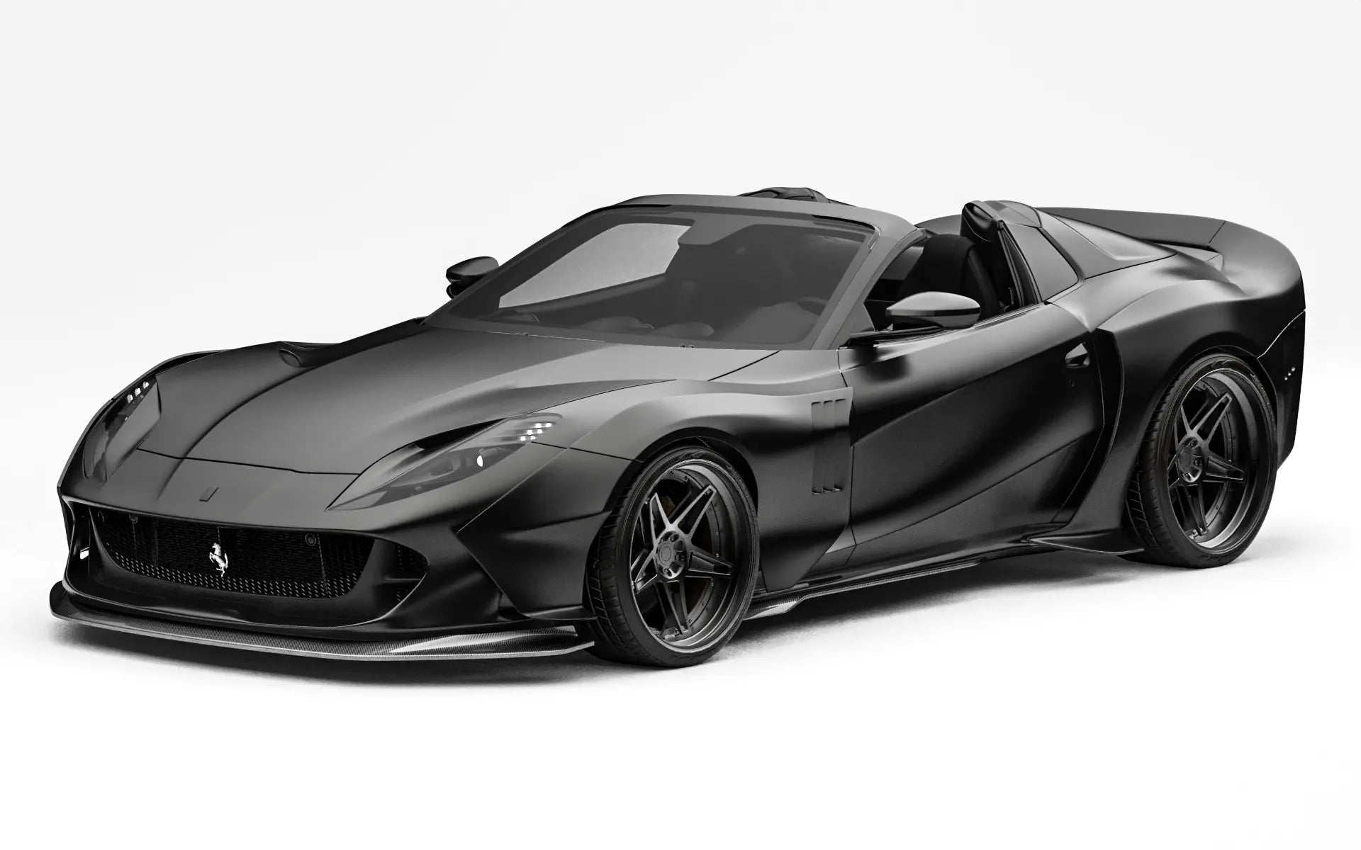 ZACOE Ferrari 812 GTS Carbon Fibre Widebody kit (12pcs/set) Aftermarket Carbon Fiber Part / Bodykit - Robot Bodykits