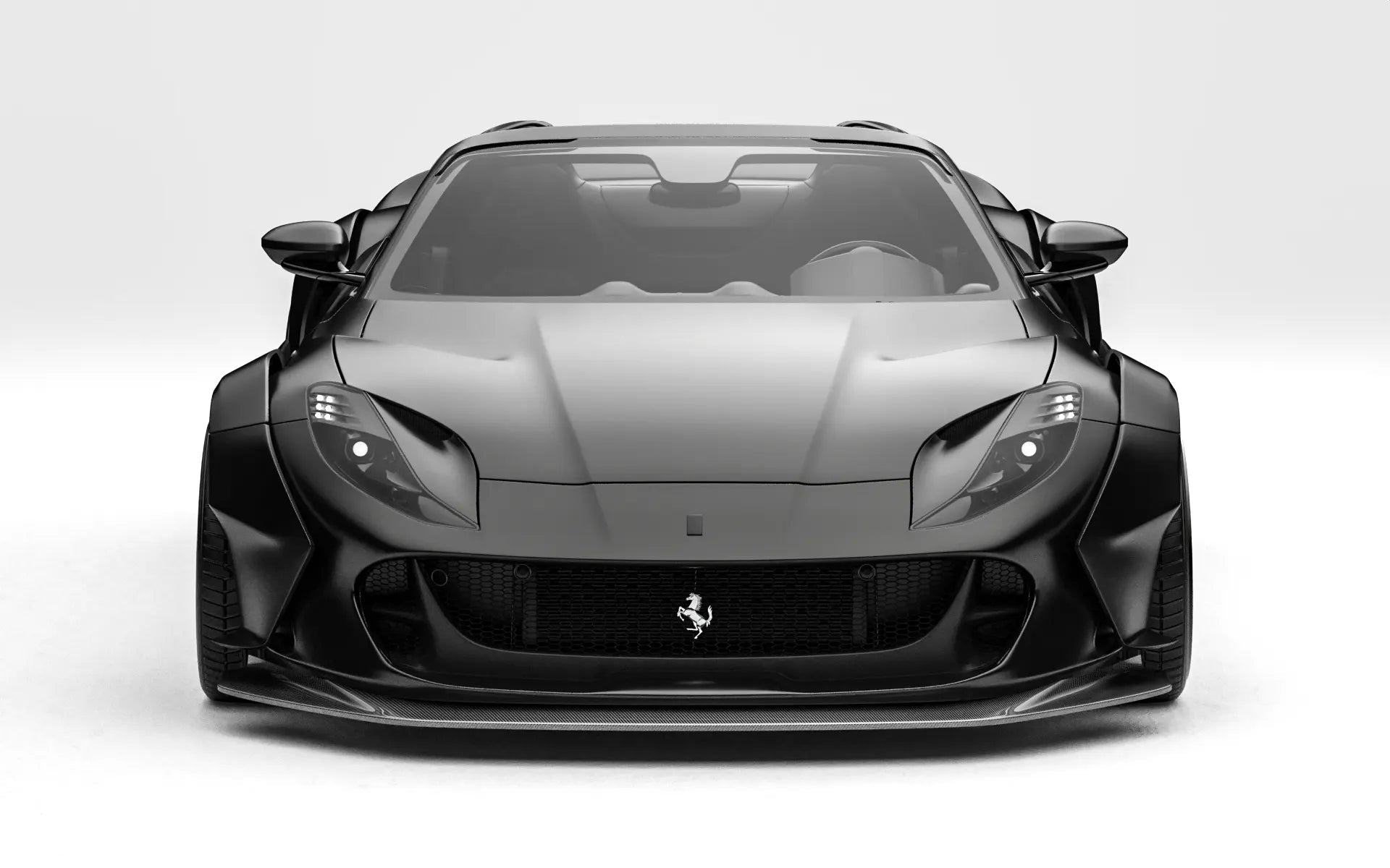 ZACOE Ferrari 812 GTS Carbon Fibre Widebody kit (12pcs/set) Aftermarket Carbon Fiber Part / Bodykit - Robot Bodykits