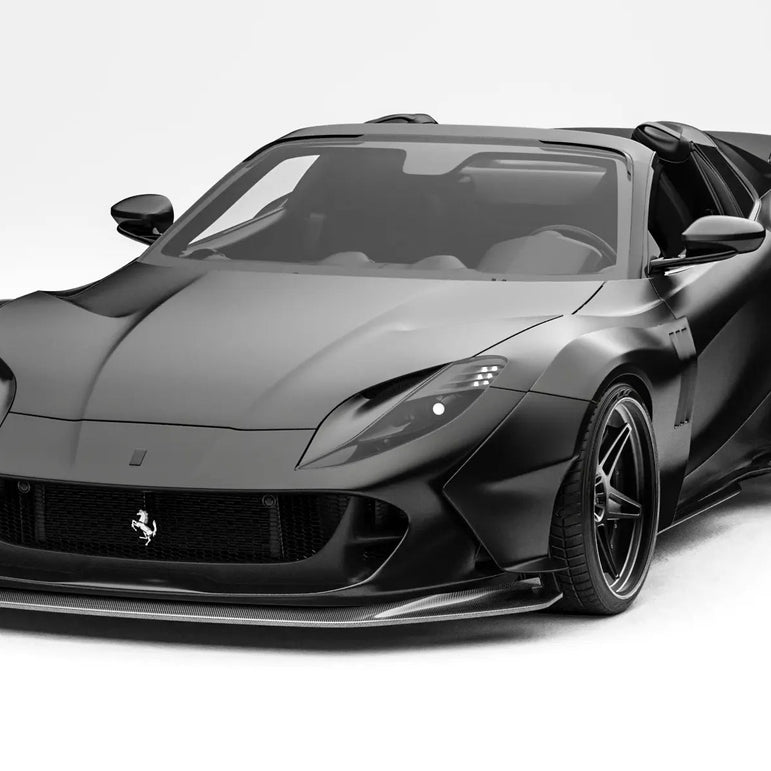 ZACOE Ferrari 812 GTS Carbon Fibre Widebody kit (12pcs/set) Aftermarket Carbon Fiber Part / Bodykit - Robot Bodykits