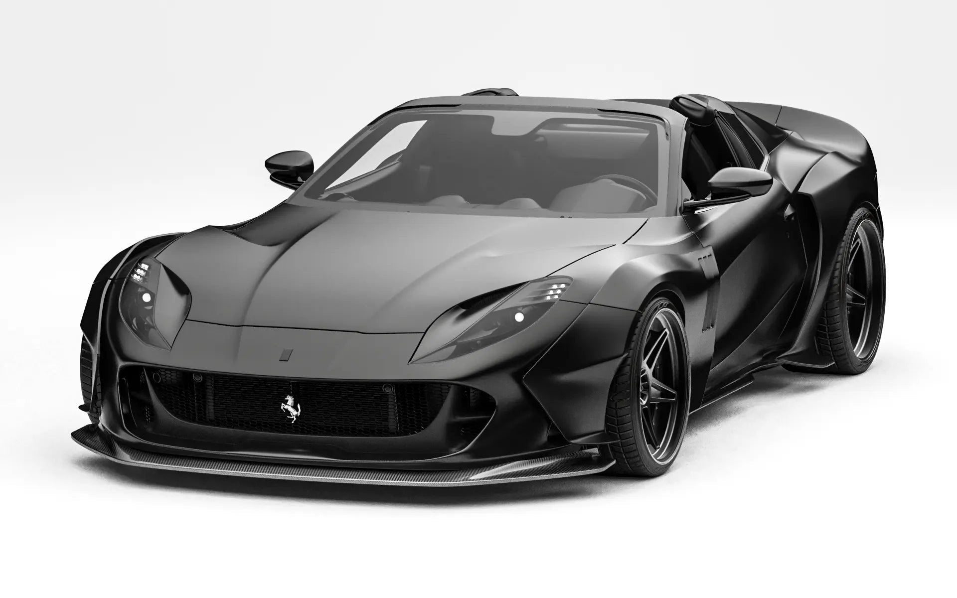 ZACOE Ferrari 812 GTS Carbon Fibre Widebody kit (12pcs/set) Aftermarket Carbon Fiber Part / Bodykit - Robot Bodykits