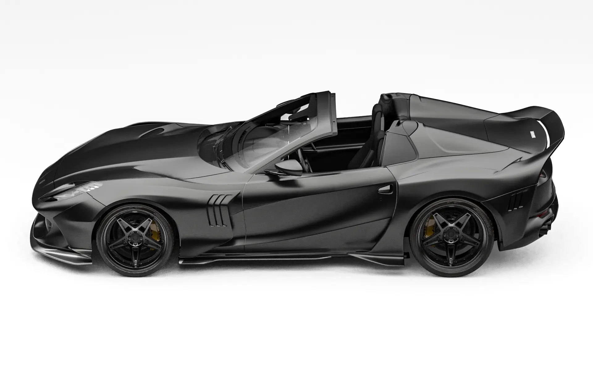 ZACOE Ferrari 812 GTS Carbon Fibre Widebody kit (12pcs/set) Aftermarket Carbon Fiber Part / Bodykit - Robot Bodykits